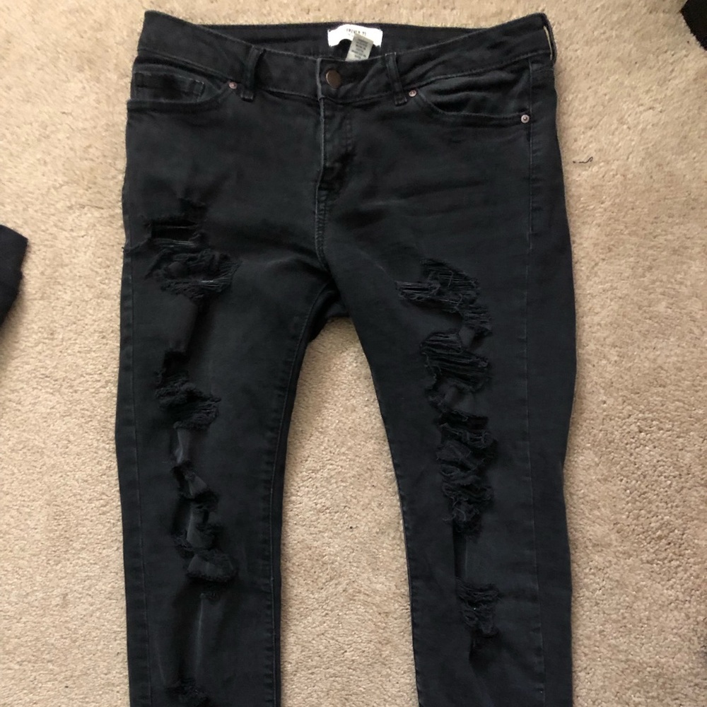 Forever 21 ripped jeans